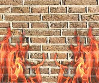 Wall on fire - firewall