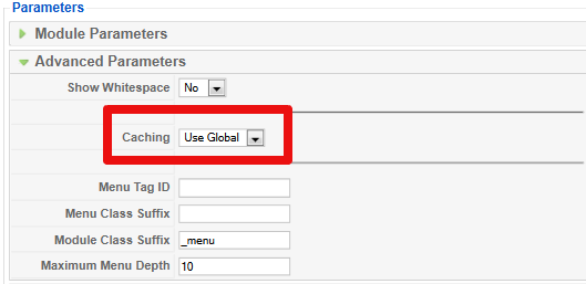 Joomla Module Caching